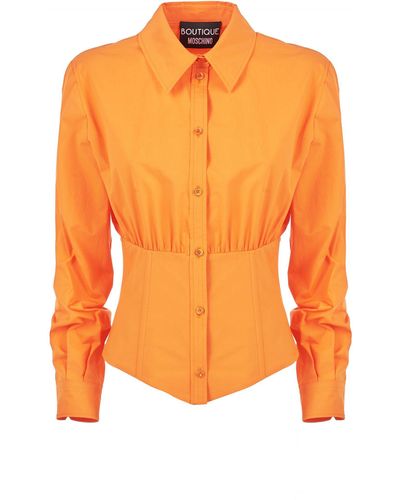 Boutique Moschino Camicia in cotone - Arancione