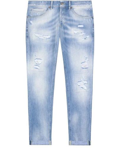 Dondup Jeans george skinny in stretch - Blu