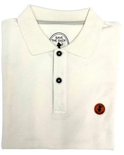 Save The Duck Polo panna in cotone - Bianco