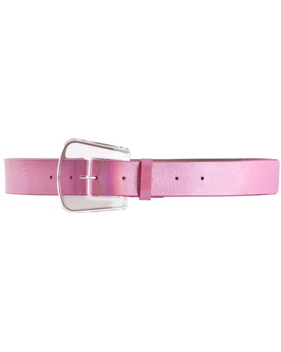 B-Low The Belt Cintura in pelle lucida - Rosa