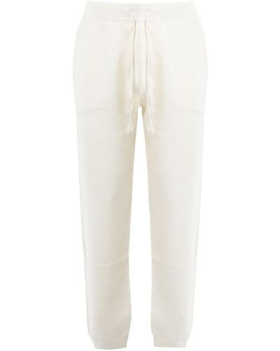 Mc2 Saint Barth Pantalone tuta in lana - Bianco