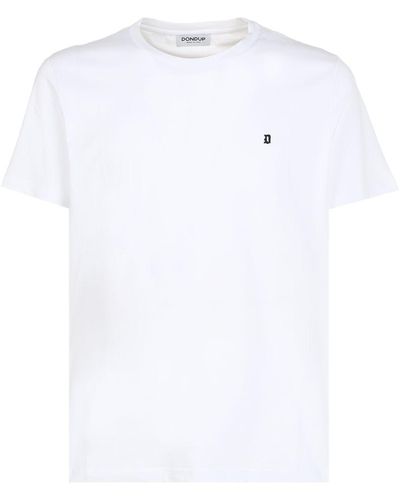 Dondup T-shirt bianca in cotone - Bianco