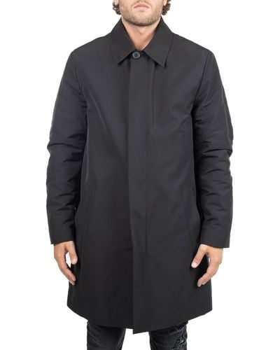 Calvin Klein Cappotto mac coat in nylon imbottito - Grigio