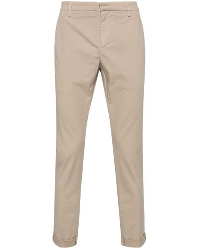 Dondup Pantalone "gaubert" in gabardina di cotone - Neutro