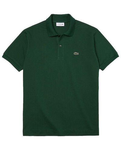 Lacoste Mens Original L1212 Petit Pique Cotton Polo Shirt 2 - Verde