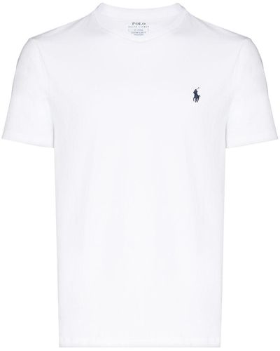 Polo Ralph Lauren T-shirt custom slim fit - Bianco