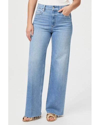 PAIGE Jeans "anessa" in di cotone - Blu
