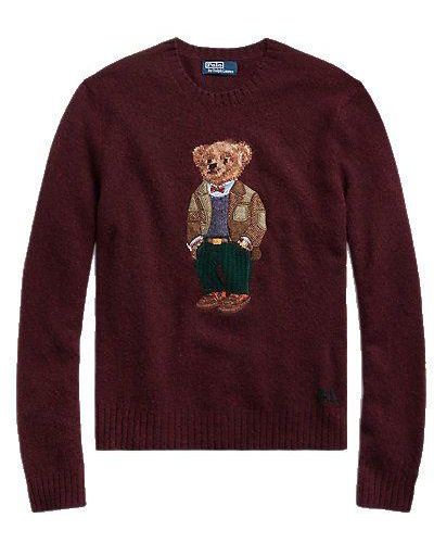 Polo Ralph Lauren Maglia bordeaux in cashmere e lana - Rosso