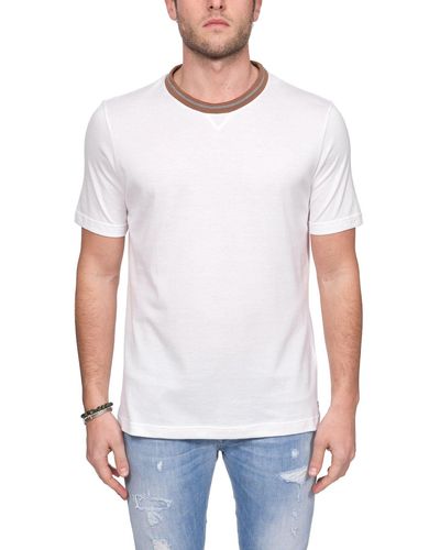 Eleventy T-shirt in cotone platinum - Bianco