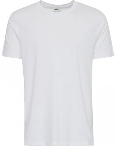 Solid T-shirt bianca in cotone - Bianco