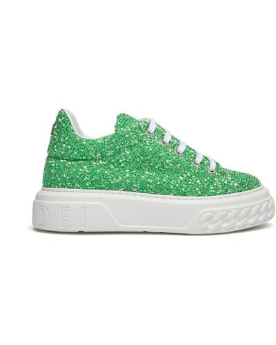 Casadei Off Road Disk Trainers - Green