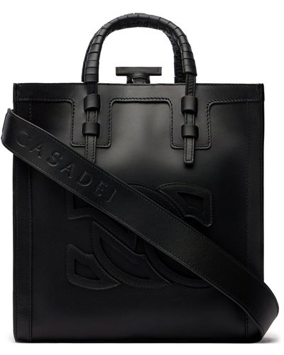 Casadei Ale Sac Cuir - Noir