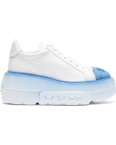 Casadei Nexus Toe Cap Sneakers - Blue