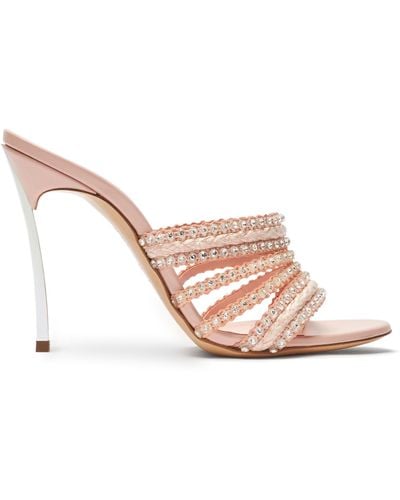 Casadei Blade Limelight Mules - Pink