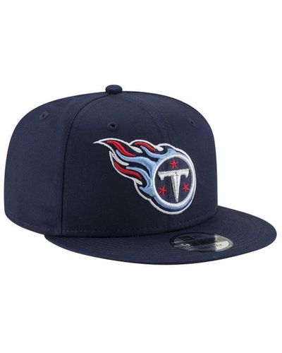 KTZ Tennessee Titans Chase Script Front 9fifty Snapback Cap in Blue for Men