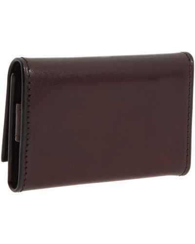 Bosca Old Leather Collection - 6 Hook Key Case - Brown