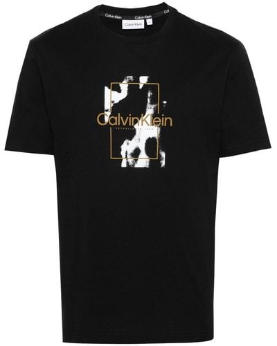 Calvin Klein T-shirt con stampa grafica - Nero