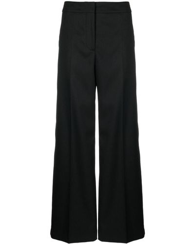 Calvin Klein Pantaloni con apllicazione - Nero