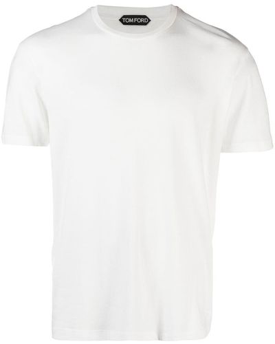Tom Ford T-shirt effetto mélange - Bianco