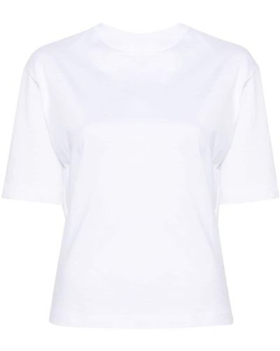 Calvin Klein T-shirt con scollatura posteriore - Bianco