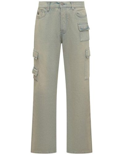 Ambush Cargo Denim Jeans - Grey