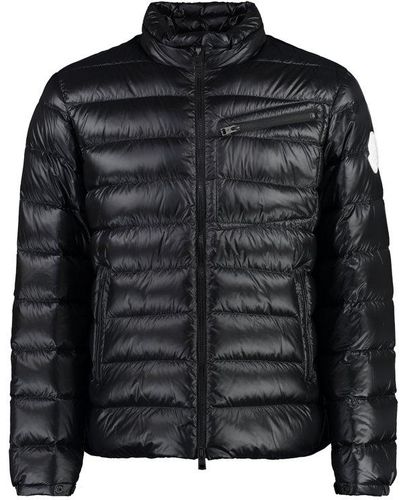 Moncler Logo Patch Padded Jacket - Black