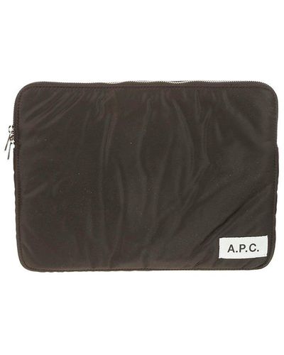 A.P.C. Laptop Case Max - Black
