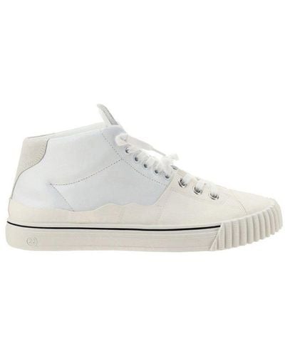 Maison Margiela Logo Patch High-top Trainers - White