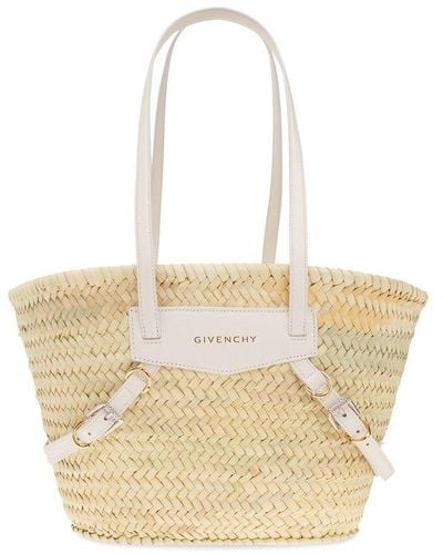 Givenchy 'voyou Small' Shopper Bag, - Natural