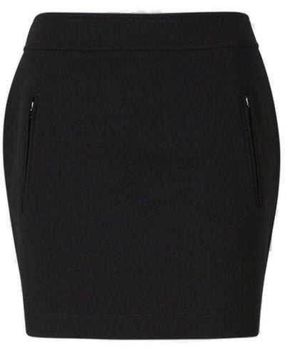 Max Mara High-waisted Knitted Mini Skirt - Black