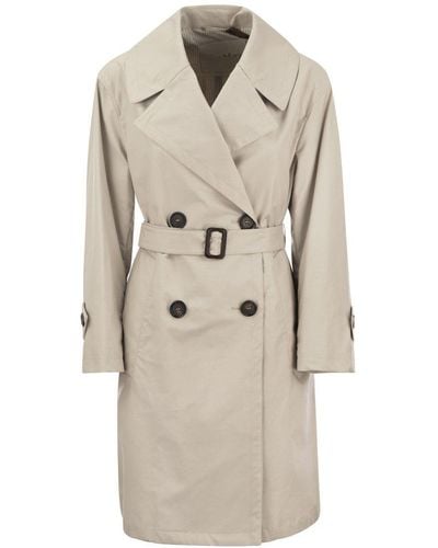 Max Mara The Cube Double-breasted Trench Coat - Natural