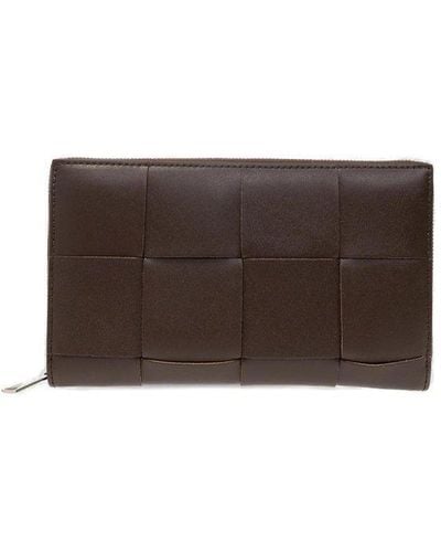 Bottega Veneta Leather Wallet - Brown