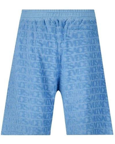 Versace Cotton Shorts - Blue