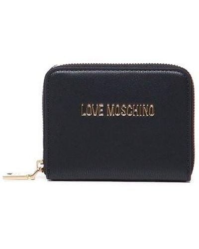 Love Moschino Small Wallet With Logo - White