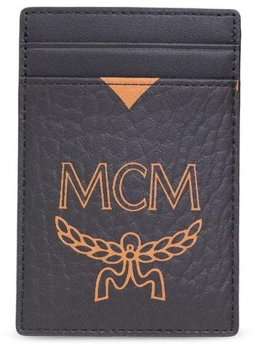MCM pink and cream tri color card holder wallet – My Girlfriend's