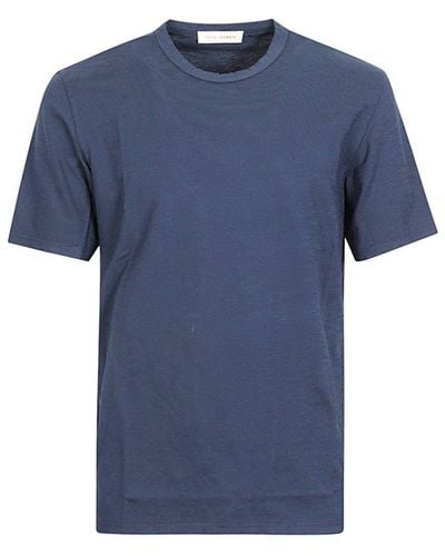 Tela Genova Short Sleeved Crewneck T-shirt - Blue