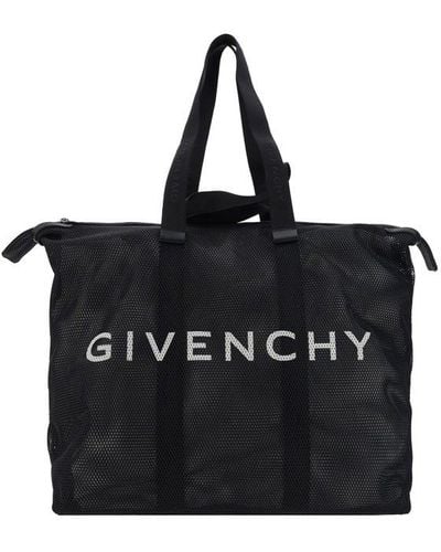 Givenchy G-shopper Mesh Tote Bag - Black