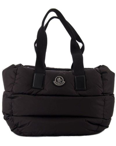 Moncler Caradoc Zip-up Tote Bag - Black