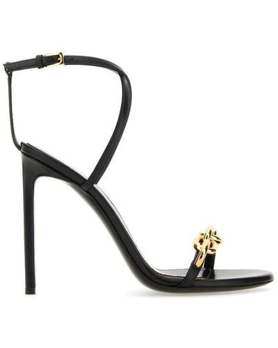 Tom Ford Chain Buckle-strap Sandals - Black