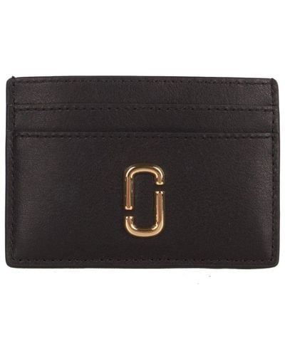 Marc Jacobs Card Holder With Logo - Black