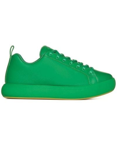 Bottega Veneta Pillow Leather Sneakers - Green