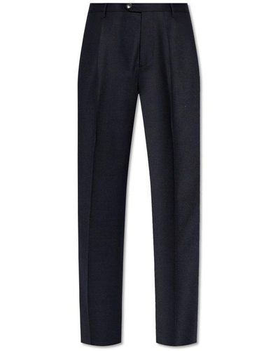 Etro Pleat Tailored Trousers - Blue