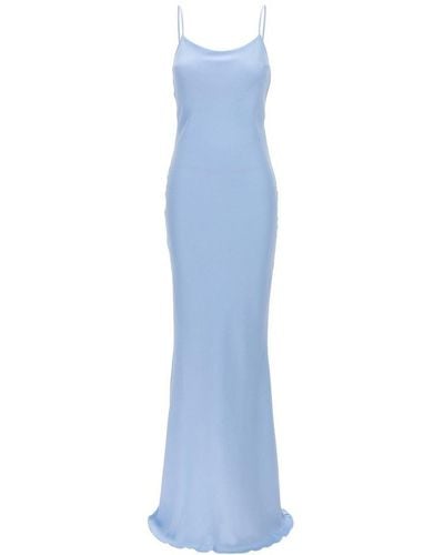 ANDAMANE Ninfea Maxi Slip Dress - Blue