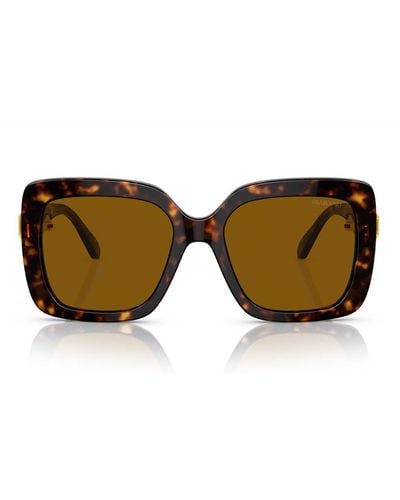 Swarovski Eyewear Square Frame Sunglasses - Brown