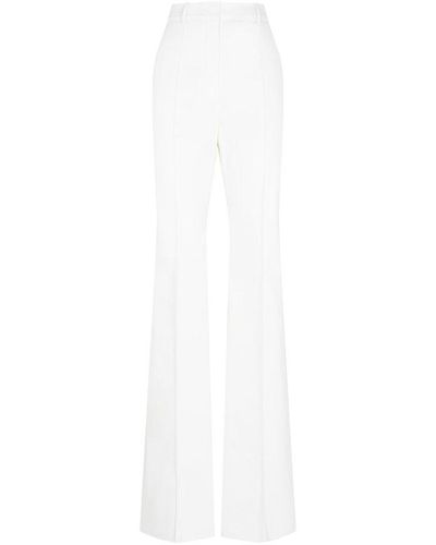 Sportmax Flared Tailored Trousers - White