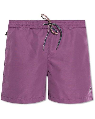 Paul Smith Swim Shorts - Purple
