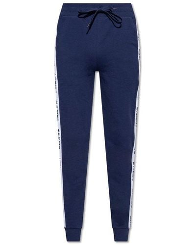 Moschino Sweatpants With Logo - Blue