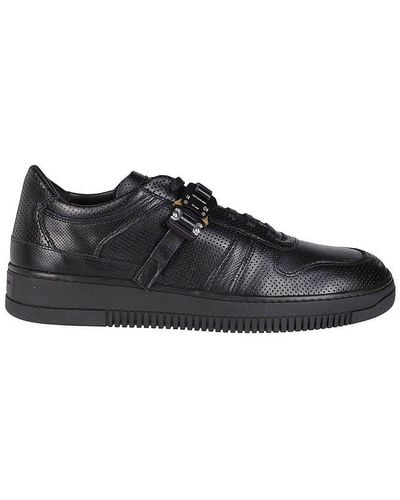 1017 ALYX 9SM Round Toe Lace-up Sneakers - Black