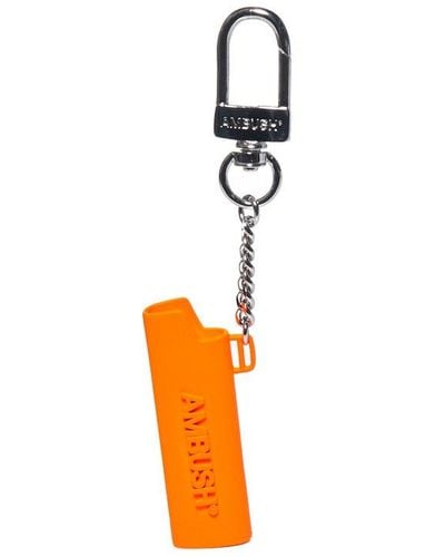 Ambush Logo Embossed Key Ring - Orange