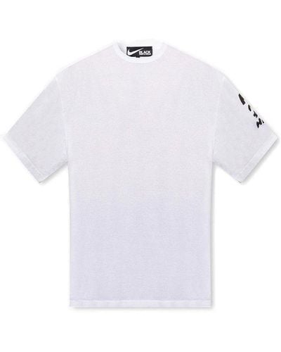 COMME DES GARÇON BLACK X Nike Crewneck T-shirt - White